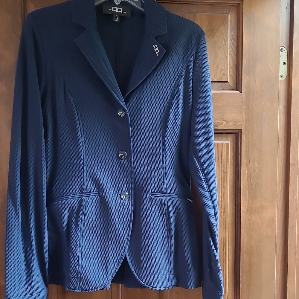 Woman's Albanese Navy Hunt Coat, L